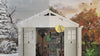Patiowell kick-it plastic sheds‘ weather resistance