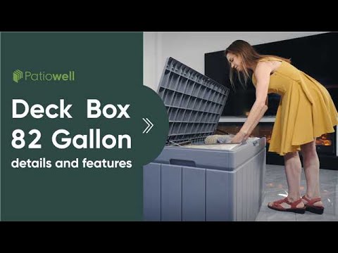 Patiowell 82 Gallon Deck Box-Video