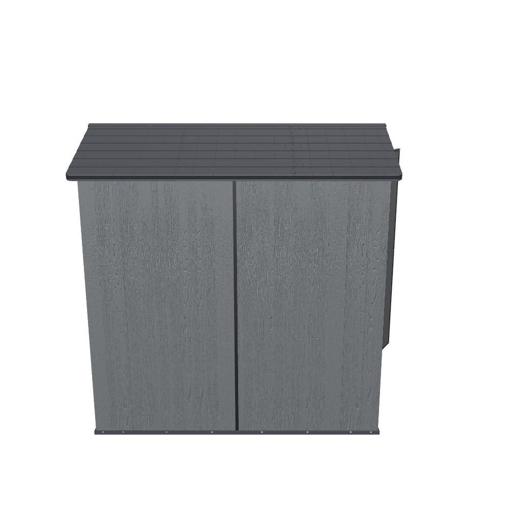 4x6 plastic storage shed 3d model for ar view
