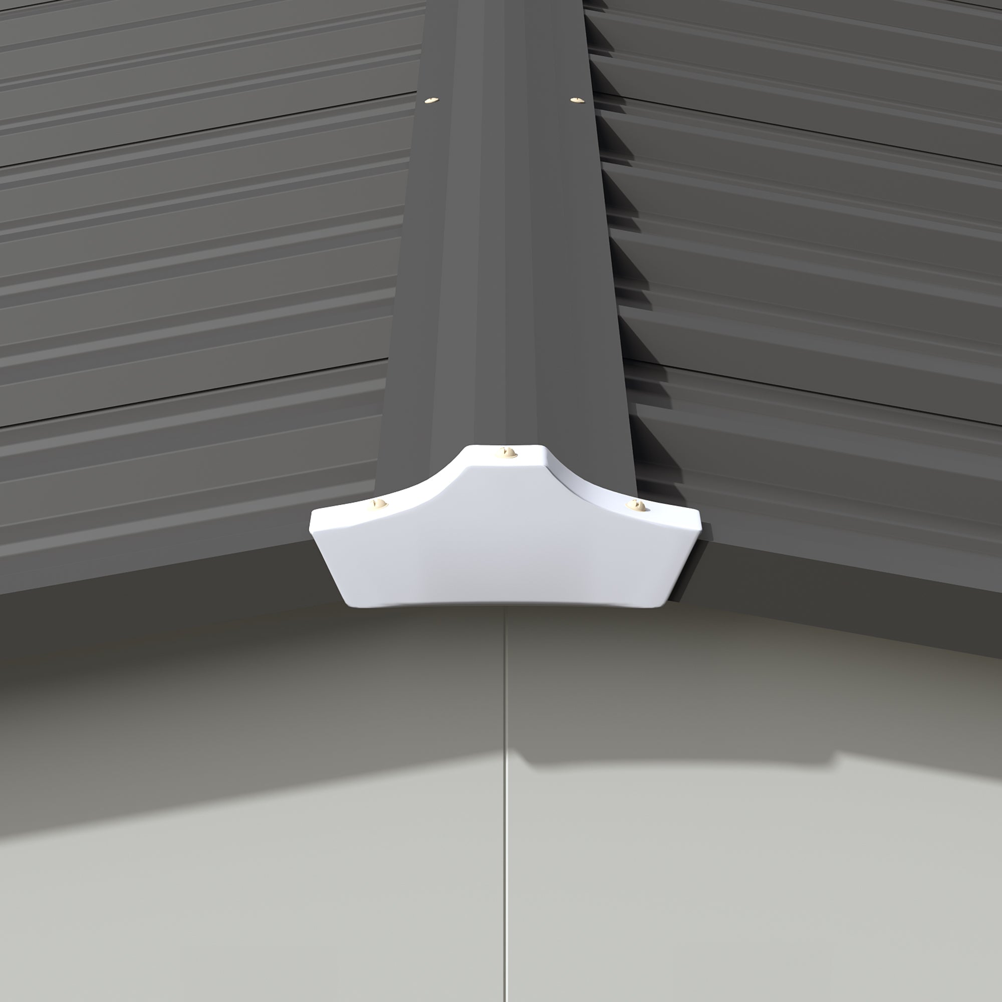 Patiowell 10x12 metal shed with barn style