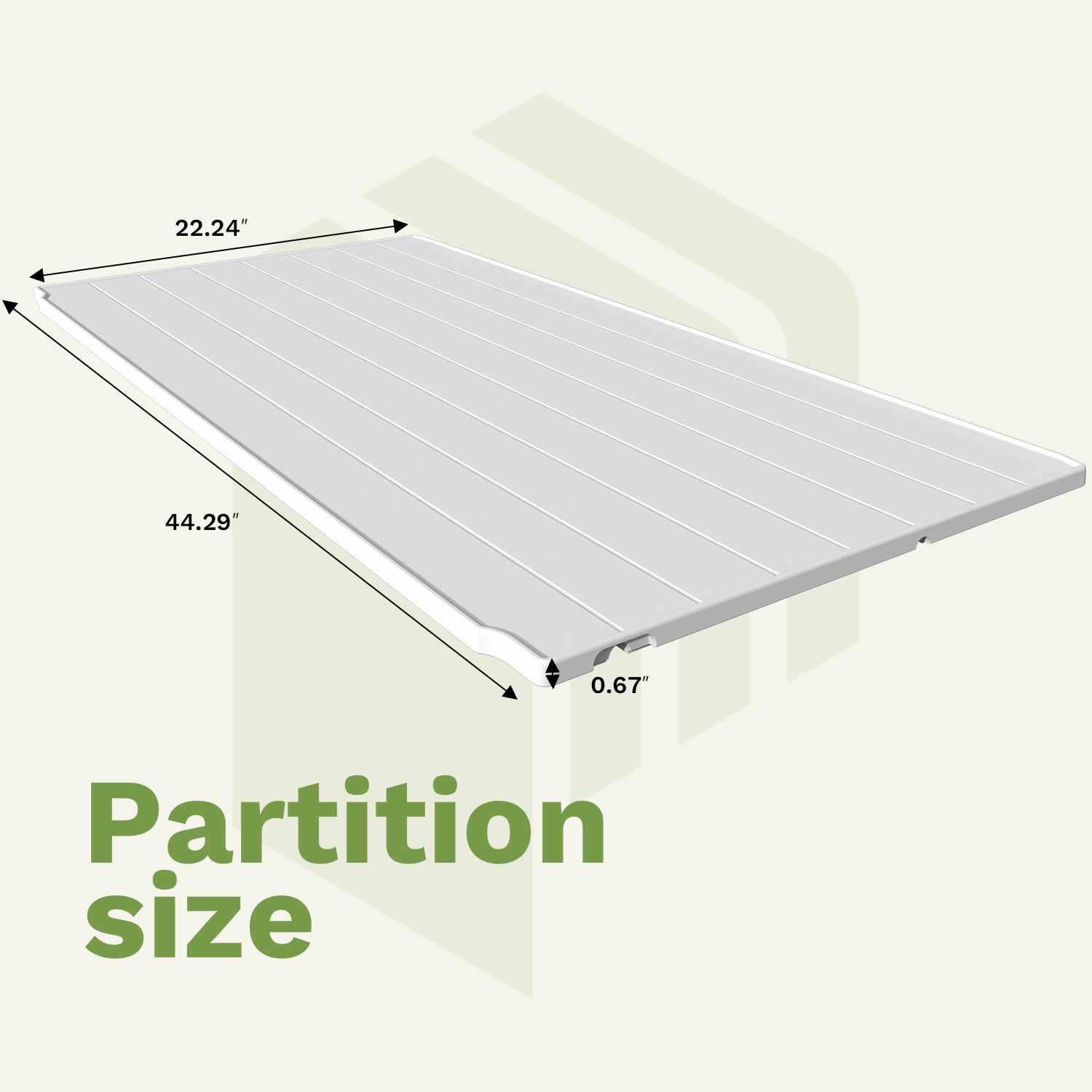 Patiowell 2 pcs Shelves of Plastic Outdoor Storage Cabinet
