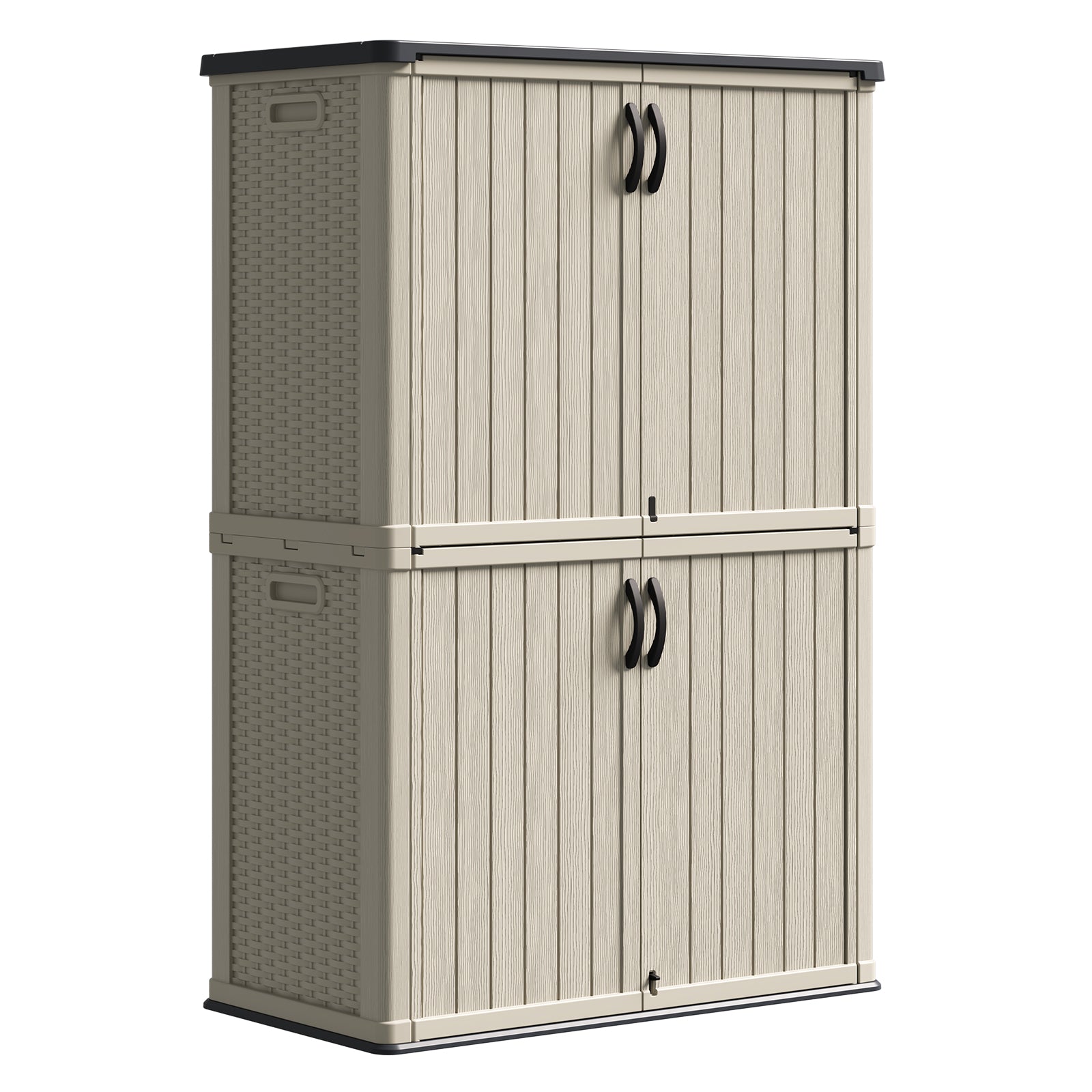 Patiowell 50 cu ft plastic cabinet beige