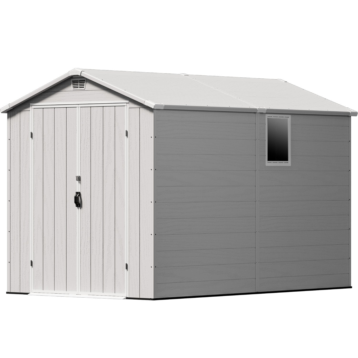 Patiowell 6x10 plastic shed gray